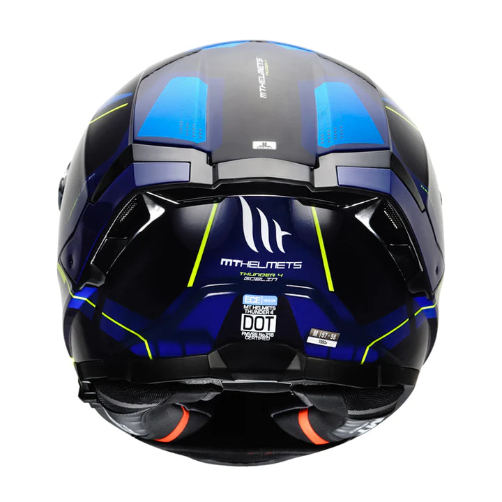 MT- Thunder 4 Sv Goblin Blue Motorcycle Helmet MT