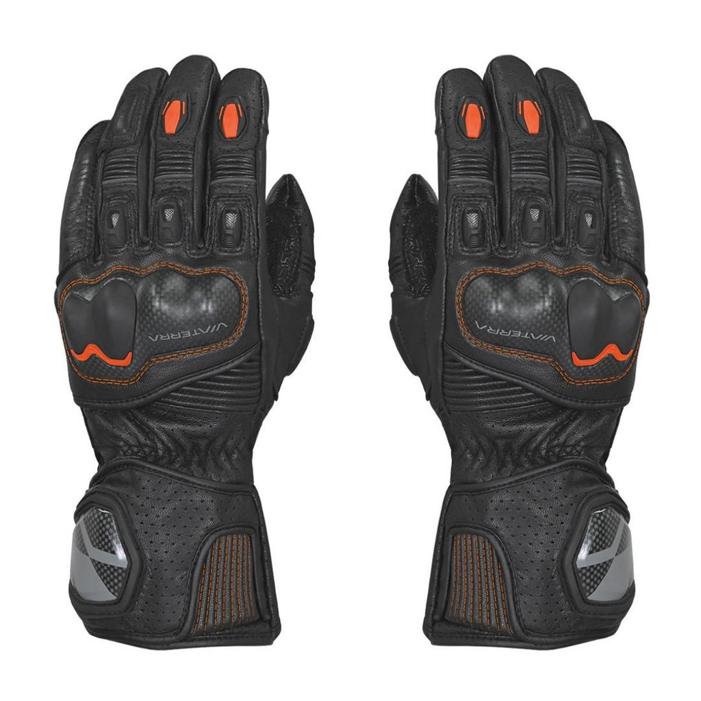 VIATERRA GRID V2 – FULL GAUNTLET GLOVES (Orange)