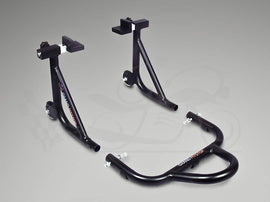 GrandPitstop Dismantable Rear Paddock Stand Black