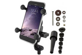 RAM Set - Fork Stem Mount X Grip Phone Cradle