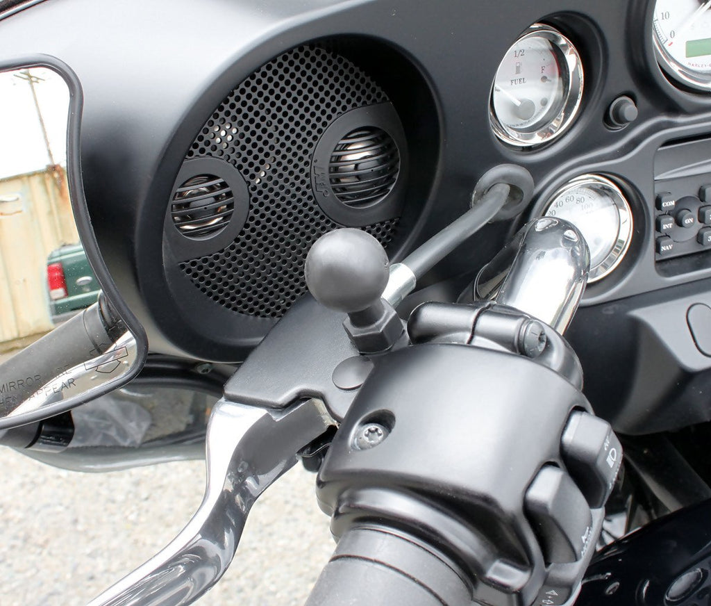 RAM Base - Mirror Post Base for Harley-Davidson Motorcycles