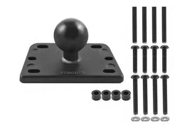 RAM Base - Motorcycle Brake/Clutch Reservoir Cover Base with 1