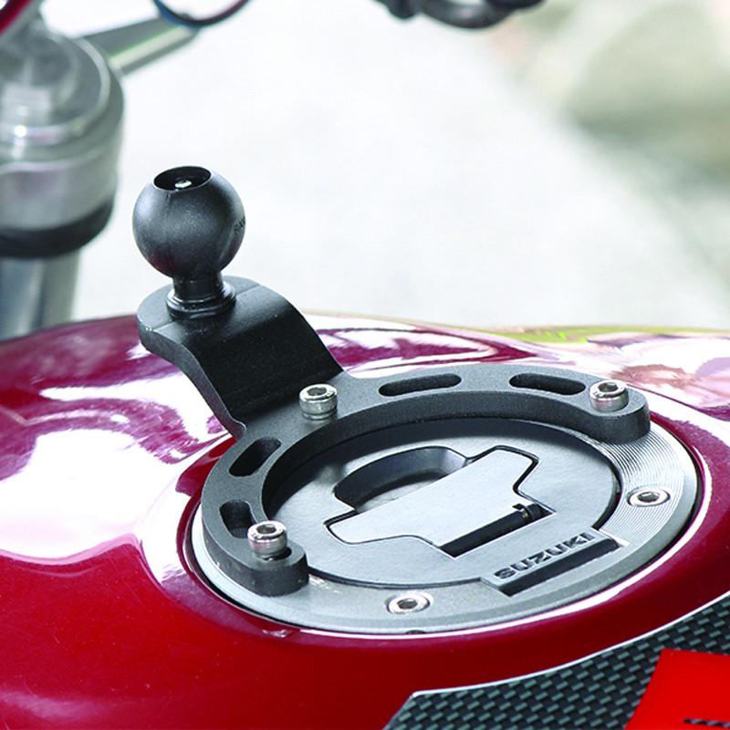 RAM Base - Small Gas Tank Base with 1" Ball for Motorcycles