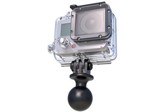 RAM Camera Mount - 1" Ball with Custom GoPro® Hero Adapter