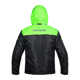 VIATERRA-M200 RAIN JACKET – PRO(BLACK/GREEN)