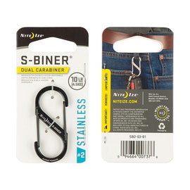 NITE IZE-S-BINER STANDARD (STAINLESS)