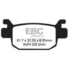 Benelli TNT 300 Brake Shoes - EBC Brakes