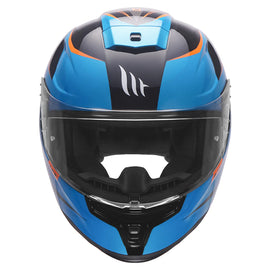 MT- HELMET HUMMER STARK D17 GLOSS BLUE