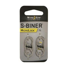 Load image into Gallery viewer, Nite Ize-  S-Biner MicroLock 2 Pk Stainless