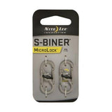 Nite Ize-  S-Biner MicroLock 2 Pk Stainless