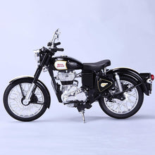 Load image into Gallery viewer, Royal Enfield Classic 500 1:12 Scale Model Black - Maisto