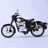 Royal Enfield Classic 500 1:12 Scale Model Black - Maisto