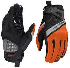 VIATERRA Roost– Off Road Motorcycle Glove Aqua Orange