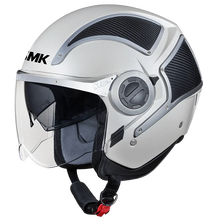 Load image into Gallery viewer, SMK Phoenix White Helmet GL1CA