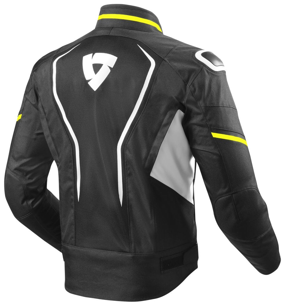 Revit Vertex Air Jacket Mens Black/Neon-Yellow