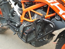 Load image into Gallery viewer, Zana Engine Guard with sliders - KTM 390/250CC-Black