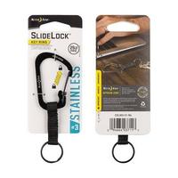 NITE IZE-CARABINER KEYRING WITH SLIDE LOCK (SS)